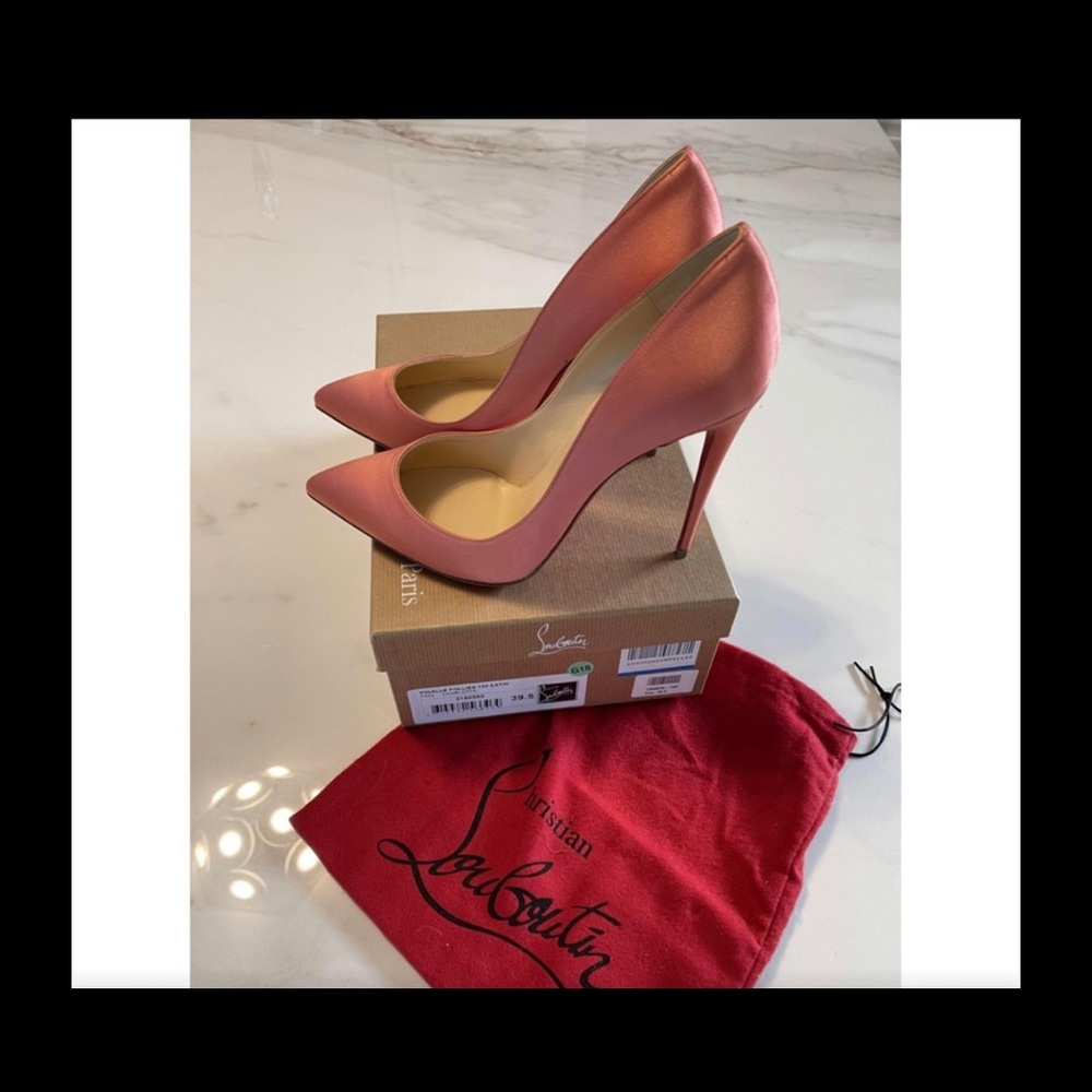 Christian Louboutin Pigalle Follies 100 Satin 39.5